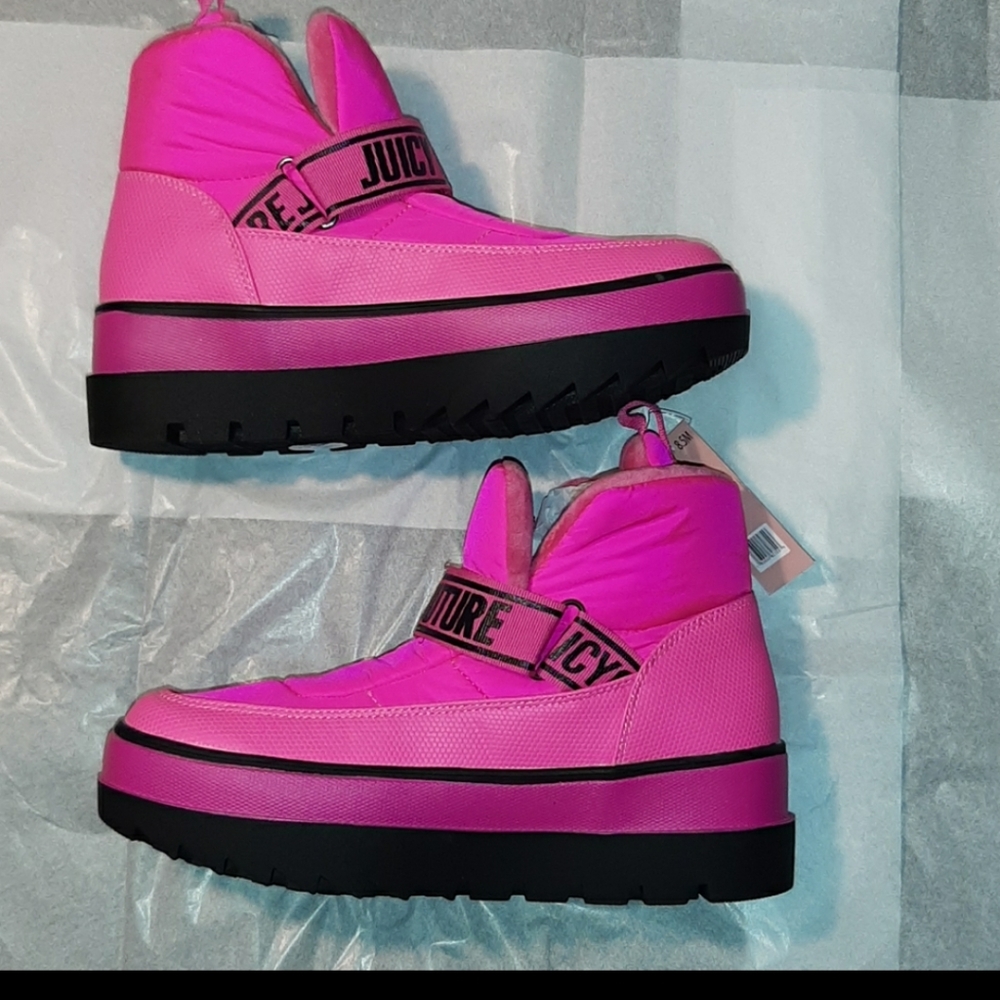 (Ew)Juicy couture pink veronica boots/ bootie